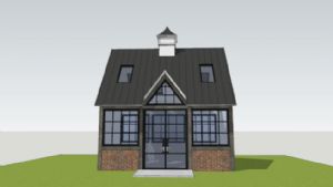 阳光房小屋住SU模型
