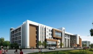 学校教学楼建SU模型