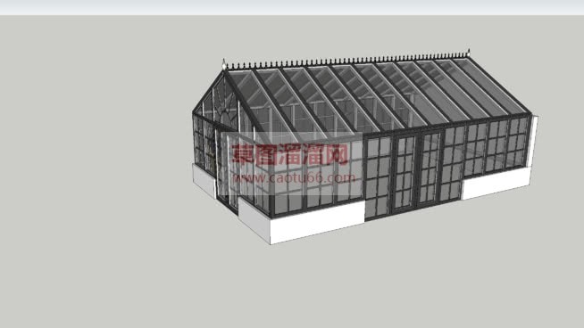 玻璃植物阳光SU模型