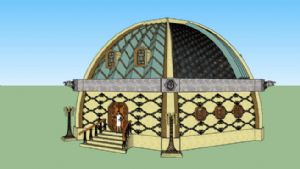 特色蒙古包建SU模型