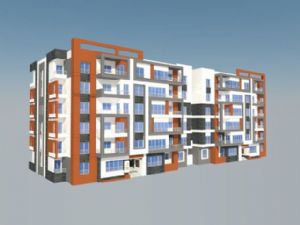 公寓住宅宿舍SU模型