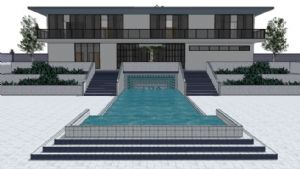 现代别墅住宅SU模型 免费sketchup模型下载