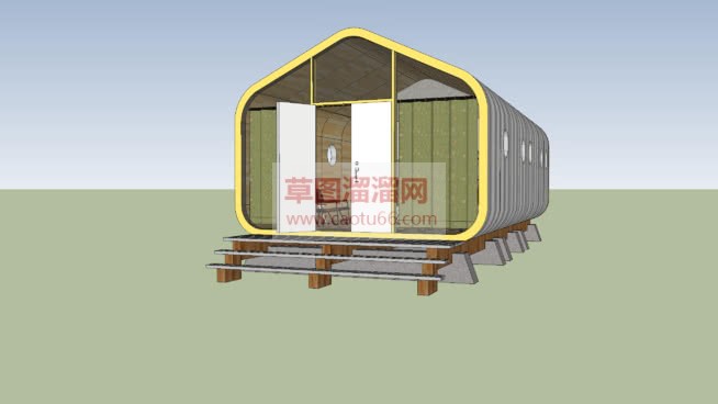 创意小公寓SU模型
