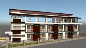 现代公寓住宅SU模型