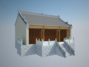 古建筑：八仙SU模型