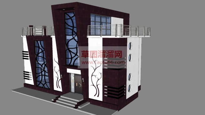 现代科技感别SU模型