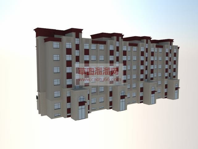 古典住宅楼房SU模型