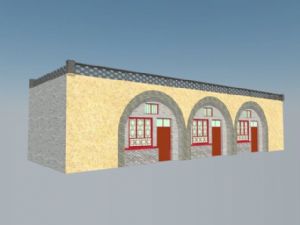 窑洞住宅建筑SU模型