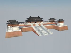 唐朝皇宫大明SU模型