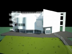 迈耶经典建筑SU模型 免费sketchup模型下载