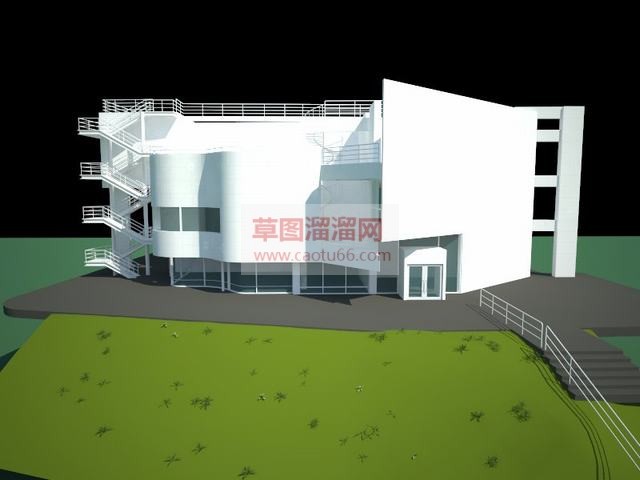 迈耶经典建筑SU模型