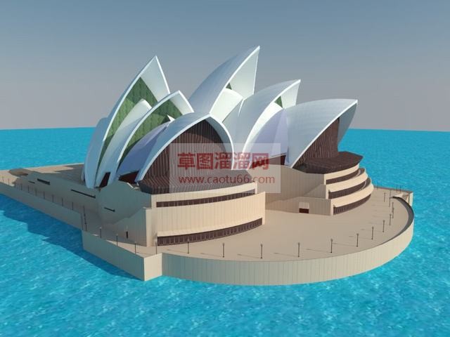 悉尼歌剧院建SU模型