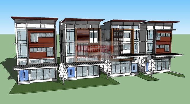 草图大师建筑SU模型