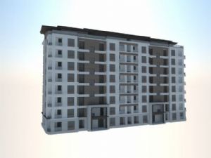 中式建筑小高SU模型