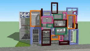 特色玻璃建筑SU模型