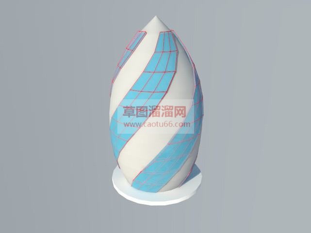 异形建筑松果SU模型