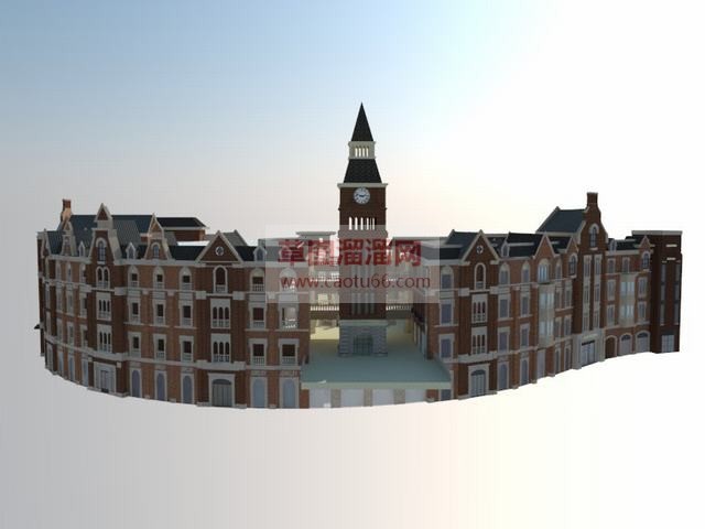 海派民国风建SU模型