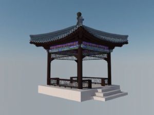 草图大师中式SU模型