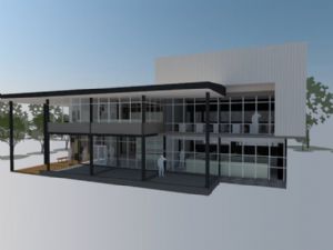 培训基地楼房SU模型