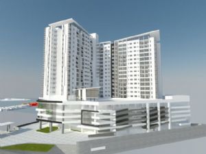 高层住宅建筑SU模型