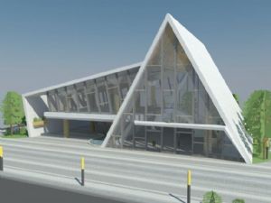 异形展馆博物SU模型