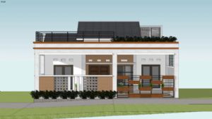 欧式民房住宅SU模型