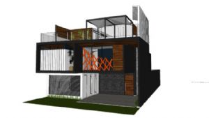 免费集装箱建SU模型