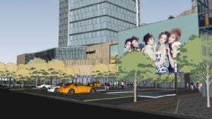 玻璃幕墙建筑SU模型