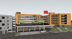 学校建筑设计SU模型