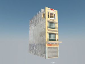 四层独栋民房SU模型 免费sketchup模型下载