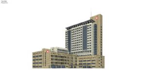 医院建筑溜溜SU模型