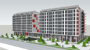公寓楼建筑免SU模型