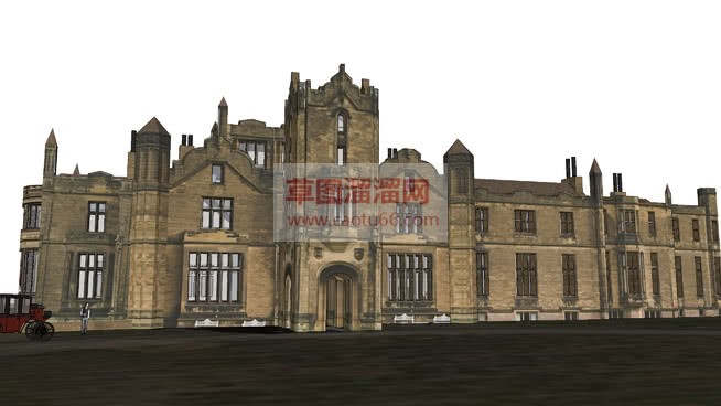 国外建SU模型
