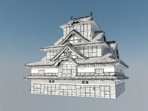 日式古SU模型