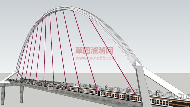 跨海大桥SU模型