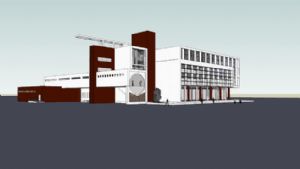 图书馆建筑SU模型