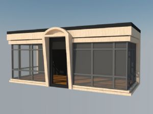 欧式阳光房空SU模型
