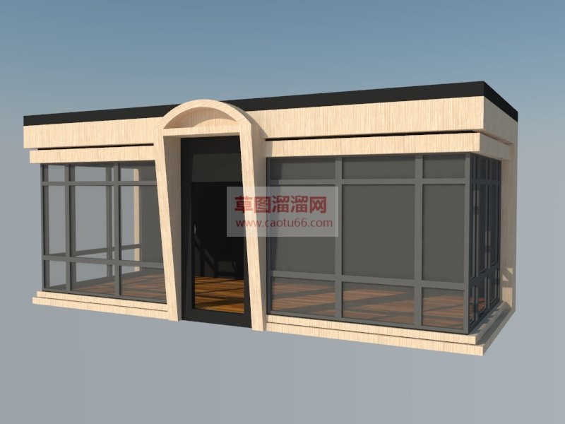 欧式阳光房空SU模型