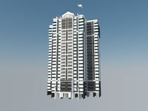 岭南风格高层SU模型