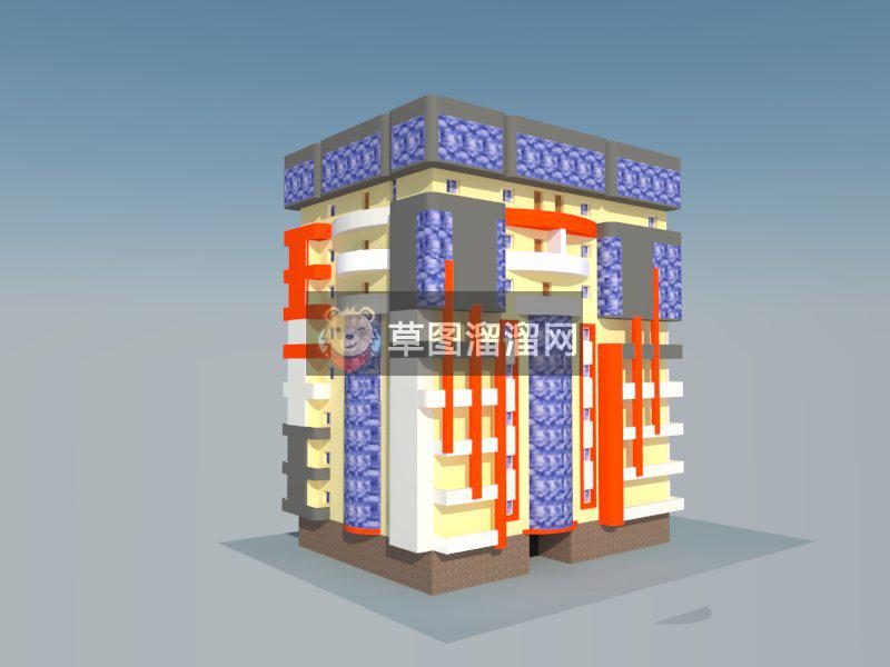 现代建筑楼房SU模型