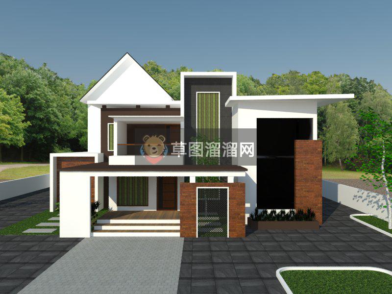 别墅住宅建筑SU模型