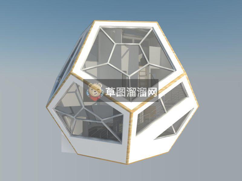 异形建筑楼房SU模型