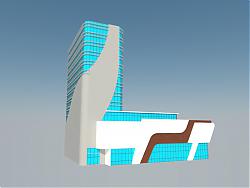 商业综合体建筑SU模型