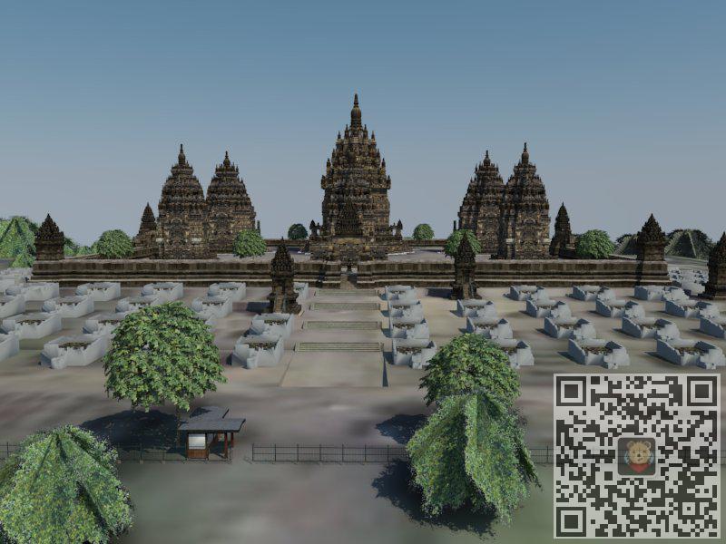 泰国佛教寺庙SU模型