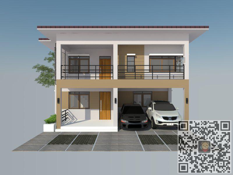 两层别墅住宅SU模型
