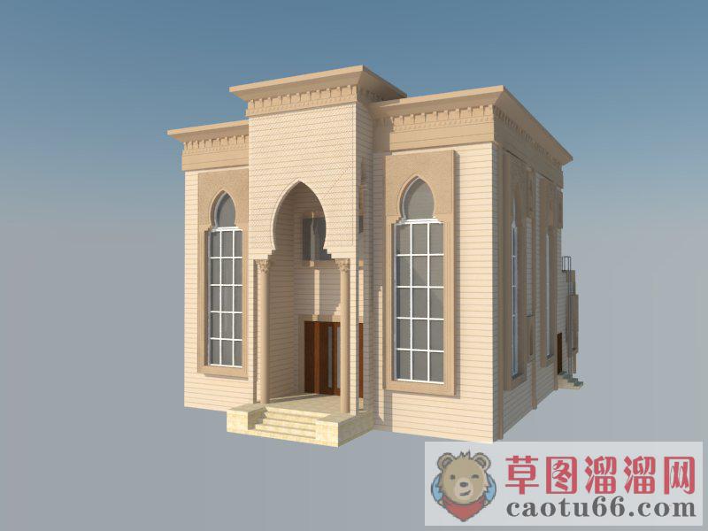 欧式现代别墅SU模型