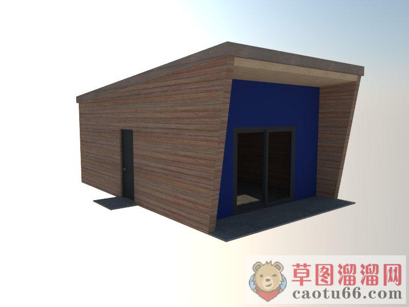 工作室木屋SU模型