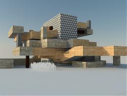 博物馆建筑SU模型