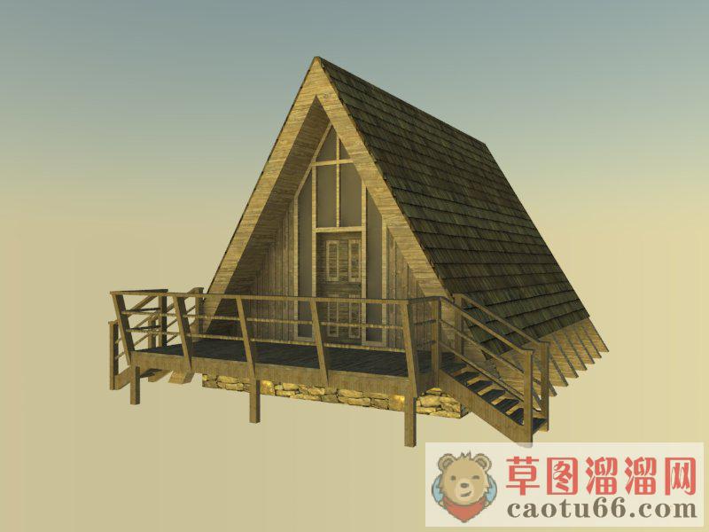 度假木屋休闲SU模型