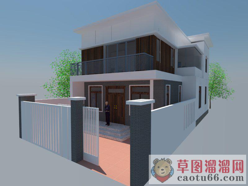 别墅建筑SU模型